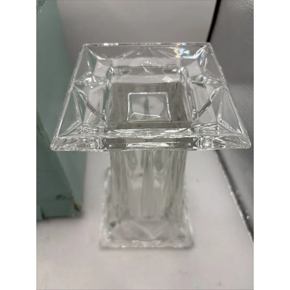 Partylite Quad Prism Crystal Candle Holder/Vase New Never used Made in Germany - Picture 4 of 5